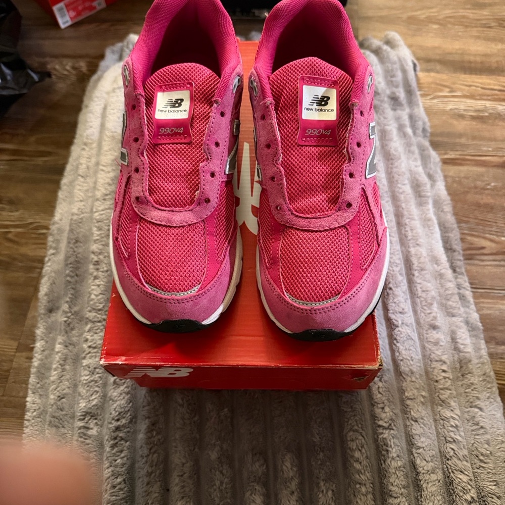 New Balance Kids' Fuchsia Sneakers